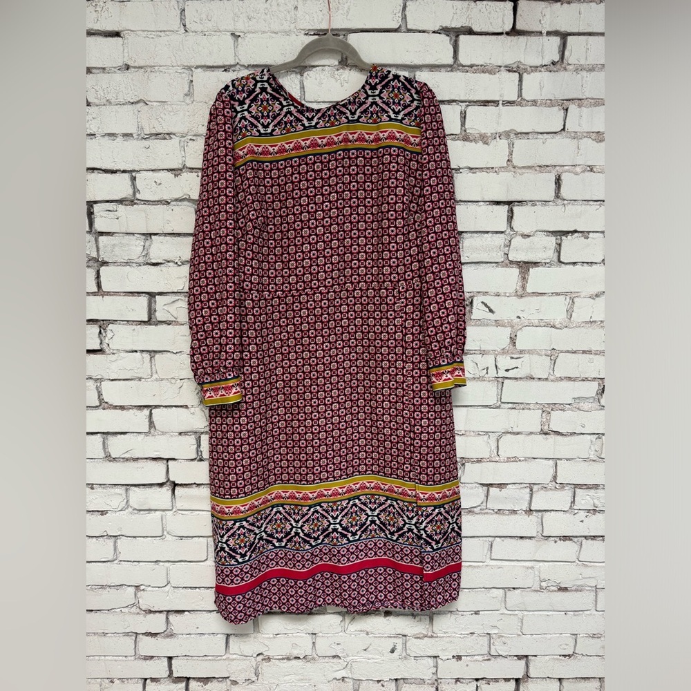 LOFT - Midi Dress - Multi Colored - Size 18